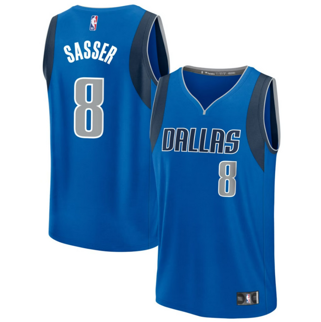 Marcus Sasser Dallas Mavericks 2026 Fast Break Icon Edition Jersey - Blue