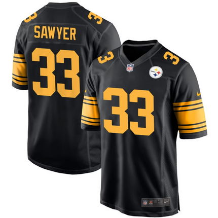Jack Sawyer Pittsburgh Steelers 2026 Alternate Game Jersey - Black