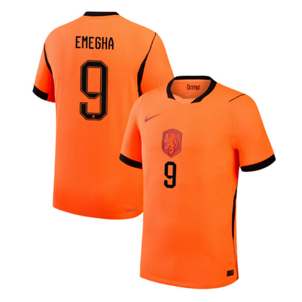 Emmanuel Emegha Netherlands National Team 2026 World Cup Home Stadium Jersey - Orange