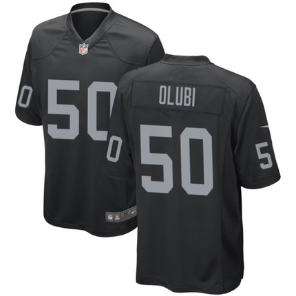 Segun Olubi Las Vegas Raiders 2026 Game Jersey - Black