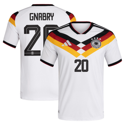 Serge Gnabry Germany National Team World Cup 2026 World Cup Home Jersey - White