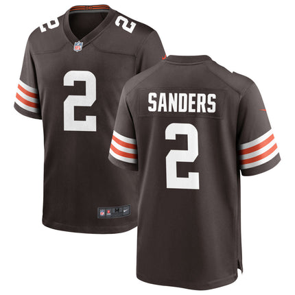 Shedeur Sanders Cleveland Browns 2026 Game Jersey - Brown