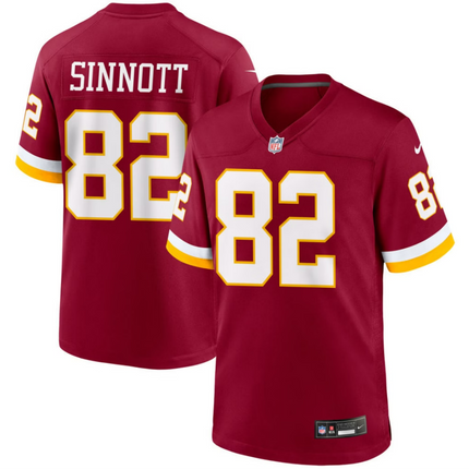 Ben Sinnott Washington Commanders 2026 Game Jersey - Burgundy