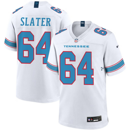 Jackson Slater Tennessee Titans 2026 Game Jersey - White