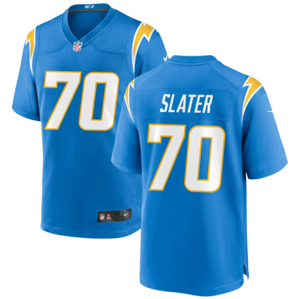 Rashawn Slater Los Angeles Chargers 2026 Game Jersey - Powder Blue