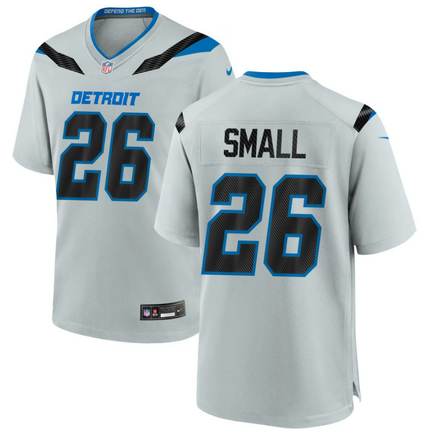 Jabari Small Detroit Lions 2026 Rivalries Collection Game Jersey - Silver
