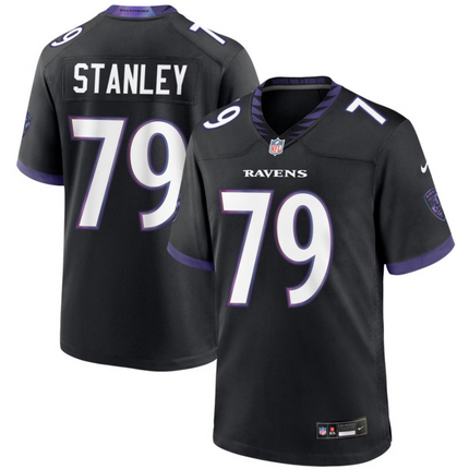 Ronnie Stanley Baltimore Ravens 2026 Alternate Game Jersey - Black