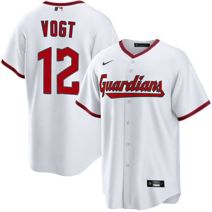 Stephen Vogt Cleveland Guardians 2026 Home Jersey - White