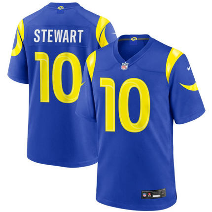 Josaiah Stewart Los Angeles Rams 2026 Game Jersey - Royal