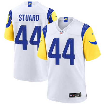Grant Stuard Los Angeles Rams 2026 Game Jersey - White