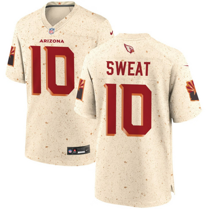 Josh Sweat Arizona Cardinals 2026 Rivalries Collection Game Jersey - Natural