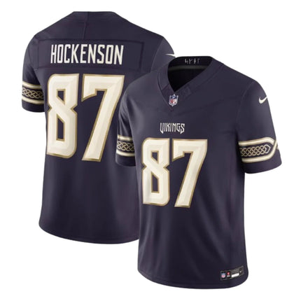 T.J.Hockenson Minnesota Vikings 2026 Rivalries Limited Stitched Jersey - Purple