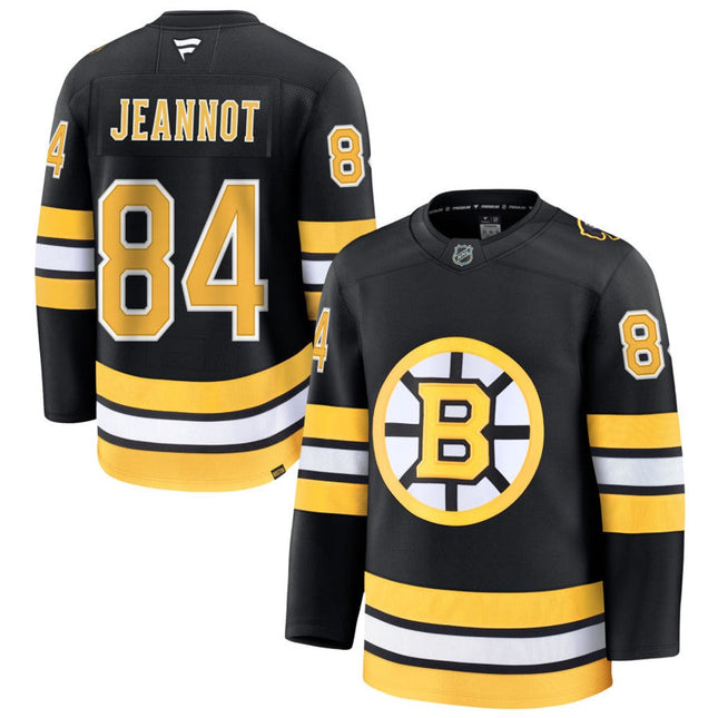 Tanner Jeannot Boston Bruins 2026 Home Premium Jersey - Black