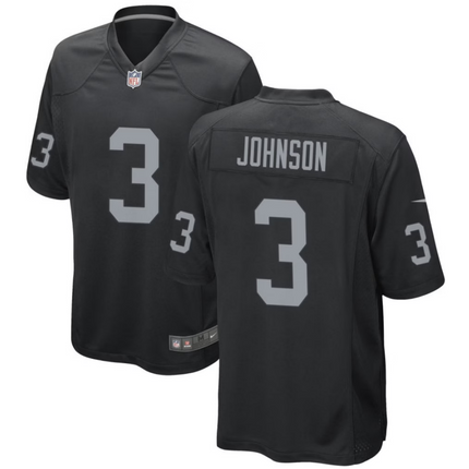 Taron Johnson Las Vegas Raiders 2026 Game Jersey - Black