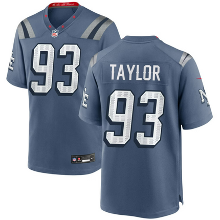 Leonard Taylor III New England Patriots 2026 Rivalries Collection Game Jersey - Blue