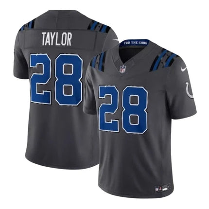 Taylor Jonathan Indianapolis Colts 2026 Rivalries Limited Stitched Jersey - Gray
