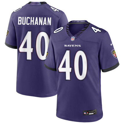 Teddye Buchanan Baltimore Ravens 2026 Game Jersey - Purple