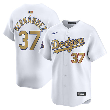 Teoscar Hernandez Los Angeles Dodgers 2026 Home World Series Champions Gold Jersey