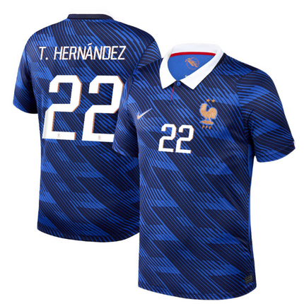 Theo Hernandez France National Team 2026 World Cup Home Jersey - Blue