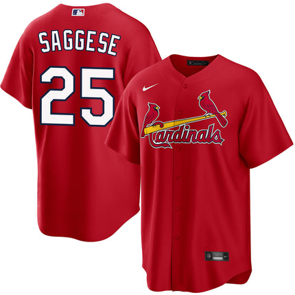 Thomas Saggese St. Louis Cardinals 2026 Alternate Jersey - Red