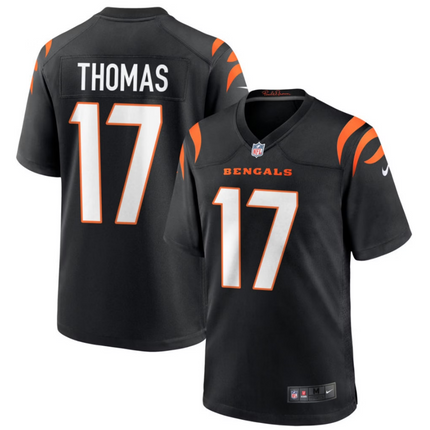 Noah Thomas Cincinnati Bengals 2026 Game Jersey - Black