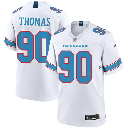 Solomon Thomas Tennessee Titans 2026 Game Jersey - White