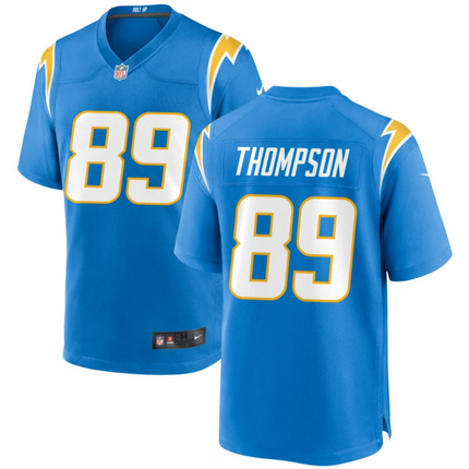 Brenen Thompson Los Angeles Chargers 2026 Game Jersey - Powder Blue