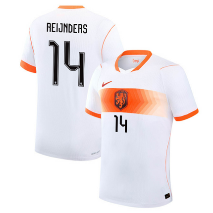 Tijjani Reijnders Netherlands National Team 2026 World Cup Away Stadium Jersey - White
