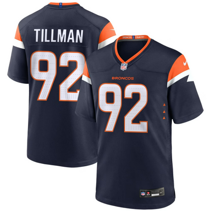 Dondrea Tillman Denver Broncos 2026 Alternate Mile High Collection Game Jersey - Navy