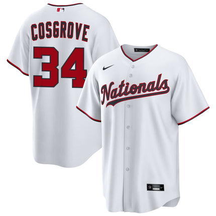 Tom Cosgrove Washington Nationals 2026 Home Jersey - White