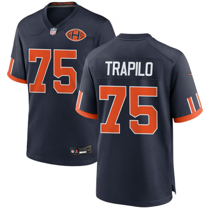 Ozzy Trapilo Chicago Bears 2026 Rivalries Collection Game Jersey - Navy