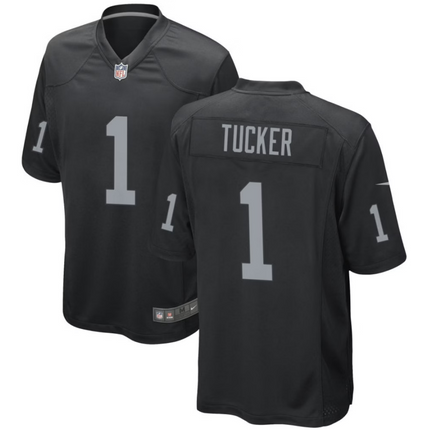 Tre Tucker Las Vegas Raiders 2026 Game Jersey - Black