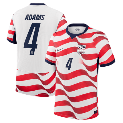 Tyler Adams USMNT 2026 World Cup Home Match Jersey - White