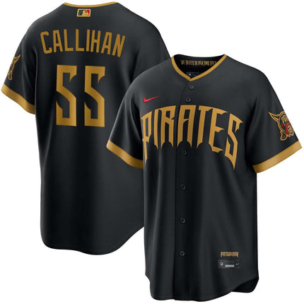 Tyler Callihan Pittsburgh Pirates 2026 City Connect Stadium Jersey - Black