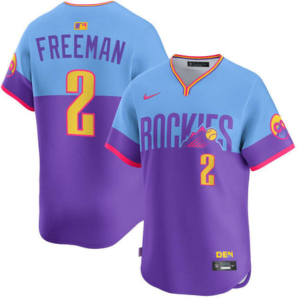 Tyler Freeman Colorado Rockies City Connect Limited Jersey - Purple