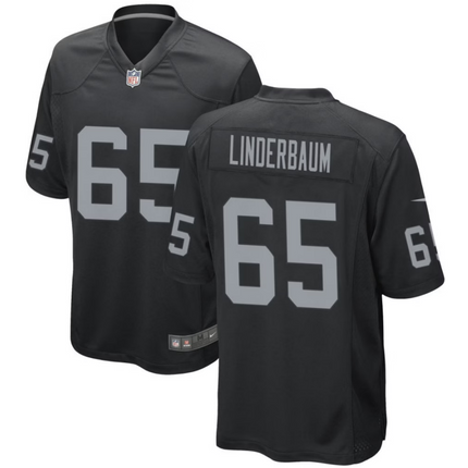 Tyler Linderbaum Las Vegas Raiders 2026 Game Jersey - Black