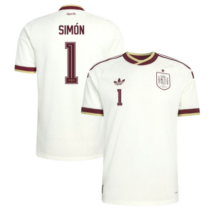 Unai Simon Spain National Team 2026 World Cup Away Jersey - White