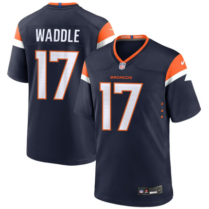 Jaylen Waddle Denver Broncos 2026 Alternate Mile High Collection Game Jersey - Navy