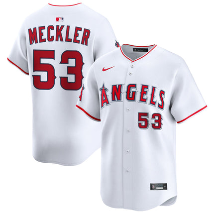 Wade Meckler Los Angeles Angels 2026 Home Limited Jersey - White