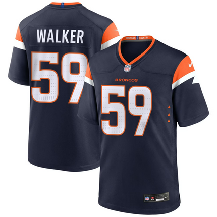 Johnny Walker Denver Broncos 2026 Alternate Mile High Collection Game Jersey - Navy