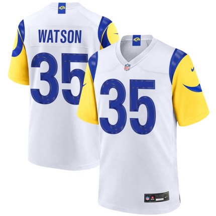 Jaylen Watson Los Angeles Rams 2026 Game Jersey - White