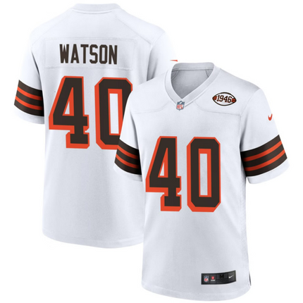 Nathaniel Watson Cleveland Browns 1946 Collection Alternate Jersey - White
