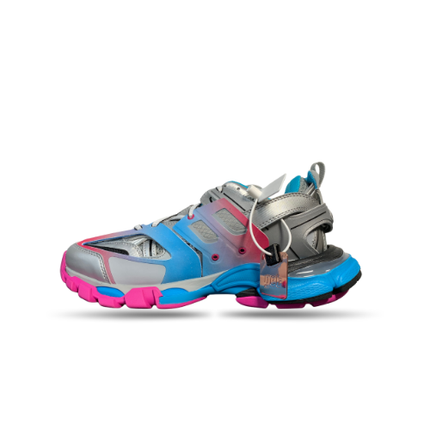 Men's Balenciaga Sneaker Paris 3.0 Sneaker In Blue Pink