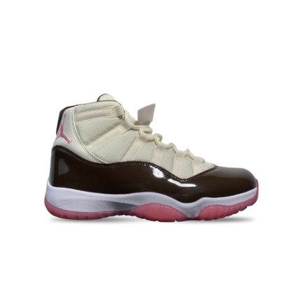 Men's Air Jordan 11  White Black Pink Shoes