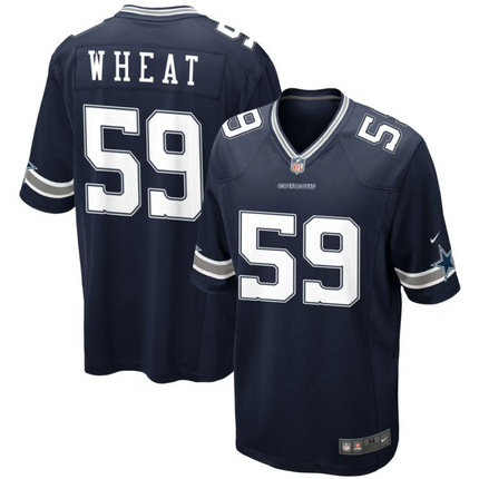 Tyrus Wheat Dallas Cowboys 2026 Game Jersey - Navy