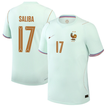 William Saliba France National Team 2026 World Cup Away Jersey - Green