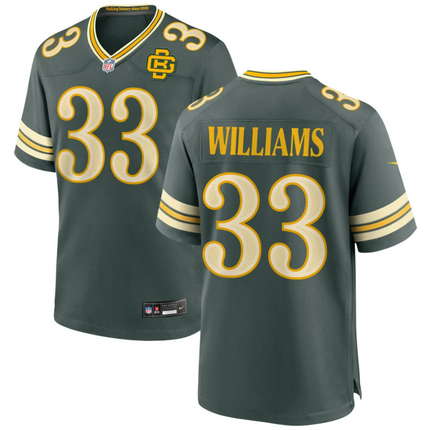 Evan Williams Green Bay Packers 2026 Rivalries Collection Game Jersey - Green