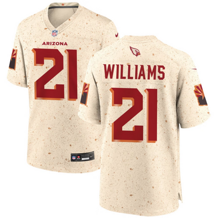 Garrett Williams Arizona Cardinals 2026 Rivalries Collection Game Jersey - Natural