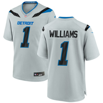Jameson Williams Detroit Lions 2026 Rivalries Collection Game Jersey - Silver