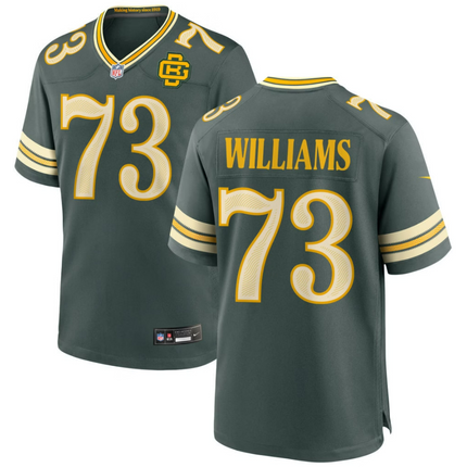 John Williams Green Bay Packers 2026 Rivalries Collection Game Jersey - Green
